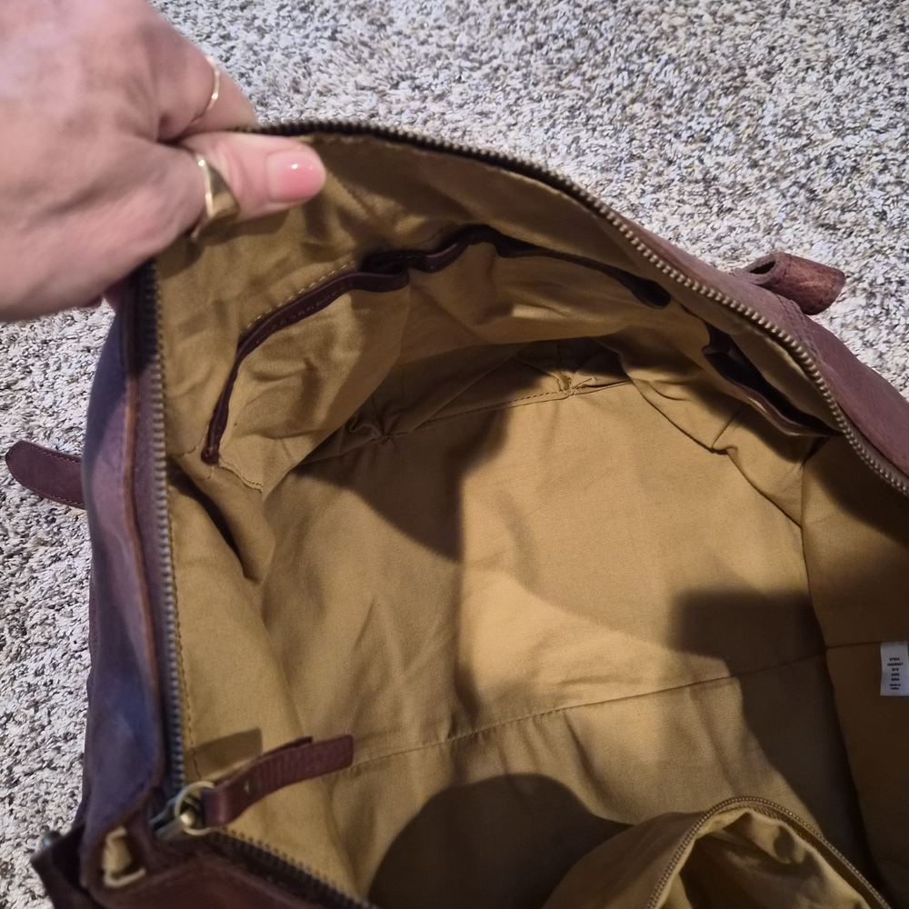 Duluth Trading Co Brown Leather Travel Bags - Picture 5 of 11